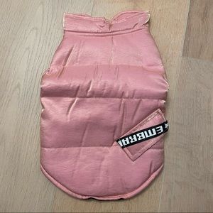 NWOT Pink Incandescent Dog Vest
